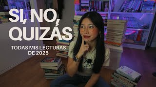 WRAP UP 2025 - all the books I've read this year!