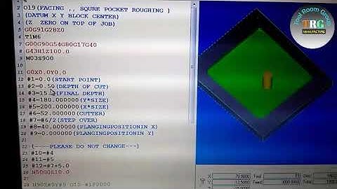 Vmc ,2d program, square pocket,rectangular pocket,macro program,mitsubishi control,fanuc control