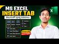 MS Excel Insert Tab Tutorial in Telugu | Insert Cells, Rows, Columns & Sheets Explained