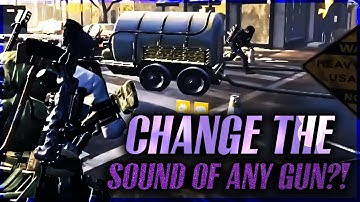 I FOUND A WAY TO CHANGE THE SOUND OF ANY GUN !!?!😲😲😲 !!?!