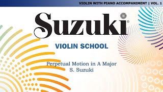 Video thumbnail of "Suzuki Violin 1 - Perpetual Motion - S. Suzuki [Score Video]"