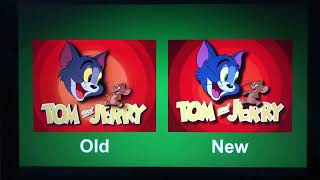 Tom and Jerry Title Card comparison (Old vs. New)