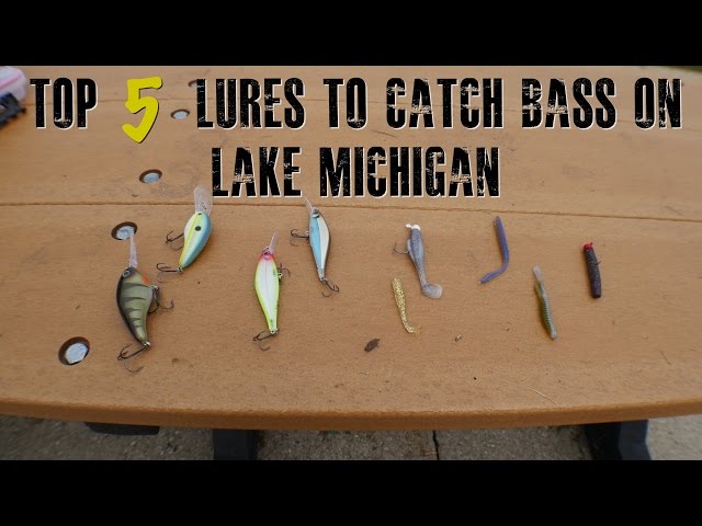 My Top 5 Lures To Catch Bass on Lake Michigan (Vlog 9) [4K] 