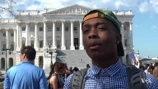 US High School Students Protest Gun Violence