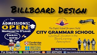 Billboard Design Idea| School Billboard Designing