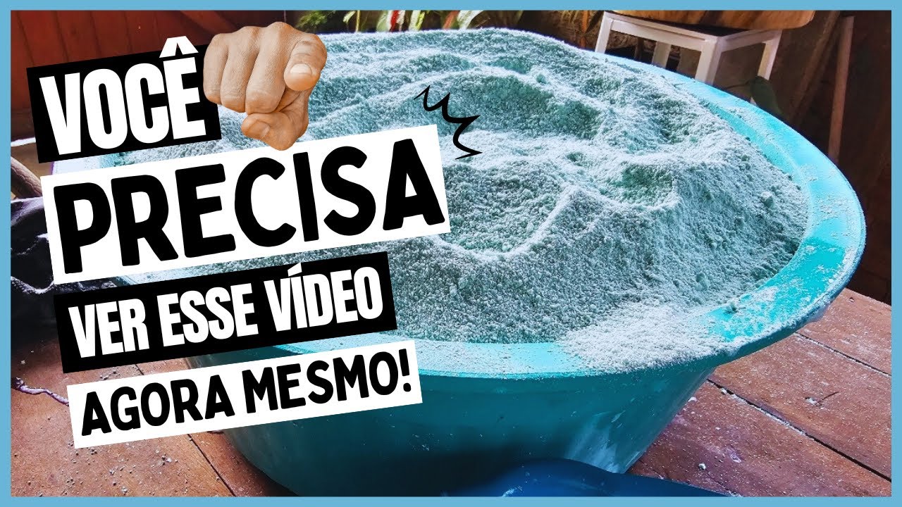 Sabão em pó caseiro,  com 6 litros de óleo usado fiz 10 kg de Sabão