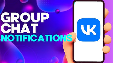 How to Show or Hide Group Chats Notifications Content on Vk App on Android or iphone IOS