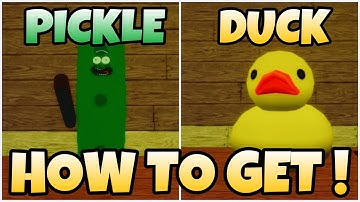 How To Get “PICKLE” & “DUCK” BADGE | Piggy RP [W.I.P] | Roblox