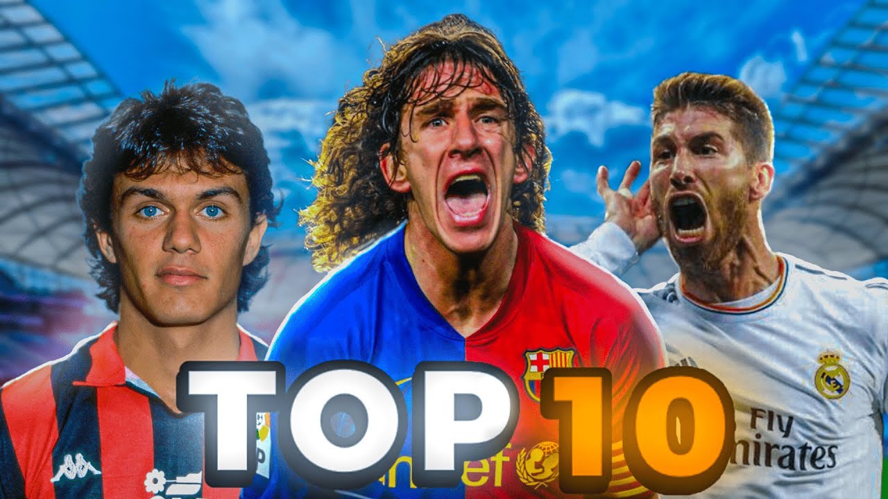 أفضل 10 مدافعين في تاريخ كرة القدم!!😨🔥(أساطير خارج القائمة)