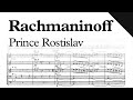 Rachmaninoff  prince rostislav sheet music