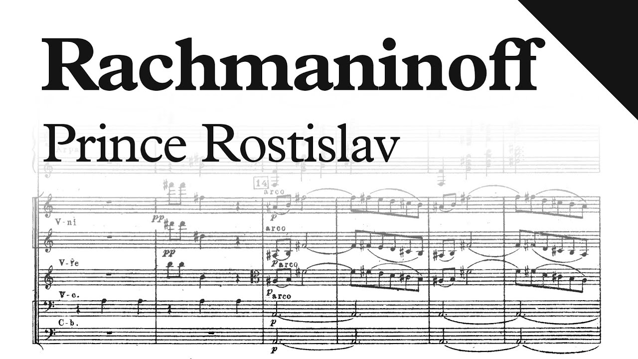 Rachmaninoff - Prince Rostislav (Sheet Music)