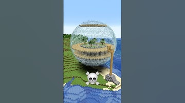 Minecraft Sphere Build Battle - Noob vs Pro vs Hacker vs God #shorts #minecraft