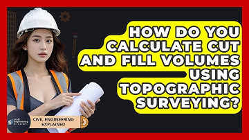 How Do You Calculate Cut And Fill Volumes Using Topographic Surveying? - Civil Engineering Explained