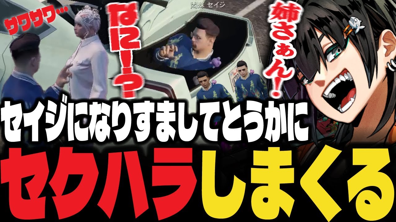 【ストグラ】セイジになりすましてとうかにセクハラしまくるチンピラ【PIRA/Lv1チンピラ/切り抜き】