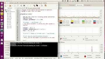 Advanced Fortran Programming : 031 : OpenMP Demo in Fortran