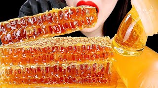 ASMR RAW HONEYCOMB, HONEY JELLY 벌집꿀 꿀젤리 먹방 MUKBANG EATING SOUNDS 咀嚼音ハニカム | ZOEY ASMR