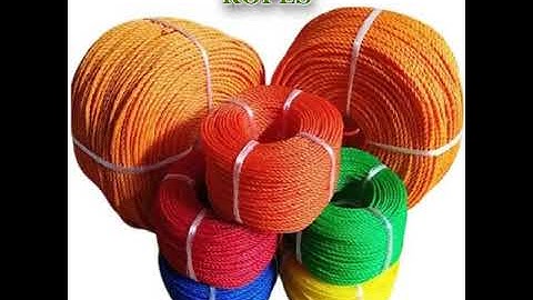 HDPE PE PP Polypropylene PP Film Rope, Commercial Rope, Reprocess/Recycle Rope, PP Baler Twine India