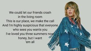 Taylor Swift - Lover (lyrics)