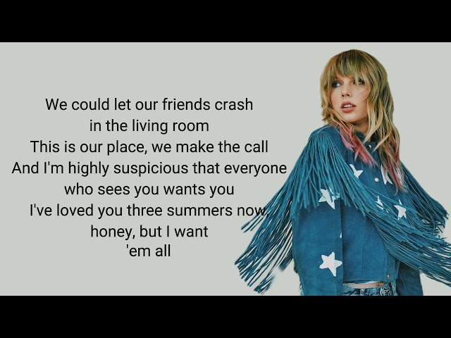 Taylor Swift - Lover (lyrics) class=