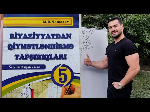 5-ci sinif Namazov natural ədədlər A variantı