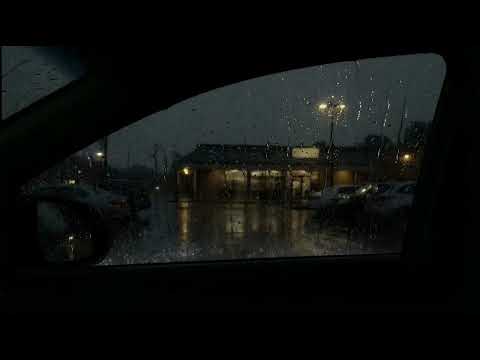 Relaxing Heavy Rain And Thunder On Car Window - Fall Asleep In Minutes, Total Relaxation, Calm Now