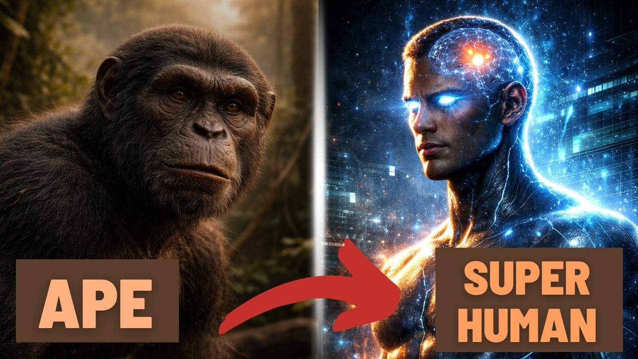 From Ape to Superhuman — The Evolution of Humans Explained - YouTube