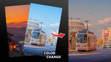 One click color change    Tips for quickly changing the color of pictures!