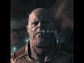 ONE the best VILLAIN of our GENERATION#marvel#sony#endgame#thanos