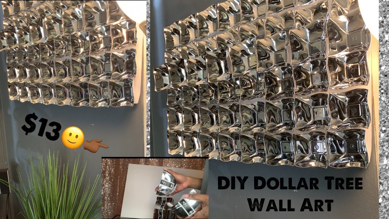 DIY DOLLAR TREE WALL ART YouTube