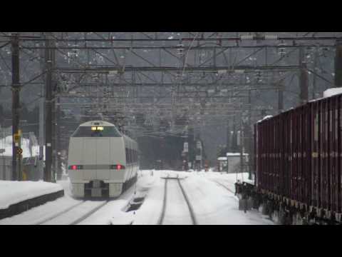 Ｌ特急『しらさぎ』５１号の通過＠新疋田駅