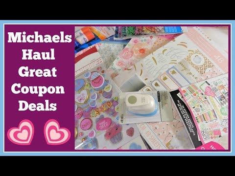 Michaels Haul 😃with Great Coupon 😃Savings