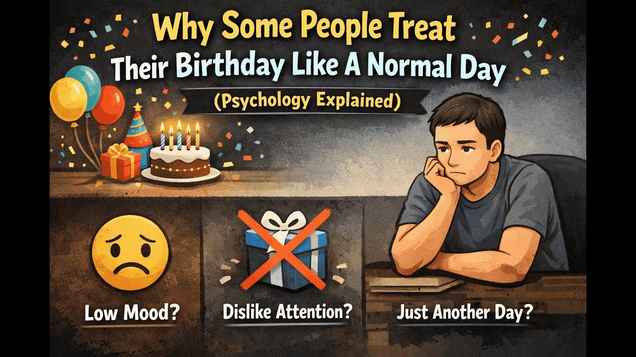 Why Some People Treat Their Birthday Like a Normal Day | Psychology Explained