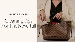 How I restored and cleaned my 9 year old Neverfull MM in Damier Azur – Buy  the goddamn bag