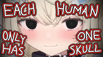 Fuwawa Shares A Fact About The Human Skull【FUWAMOCO】