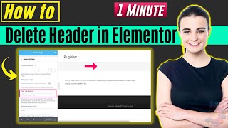 How to delete header in Elementor 2026