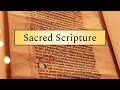 What is sacred scripture and how is it unique