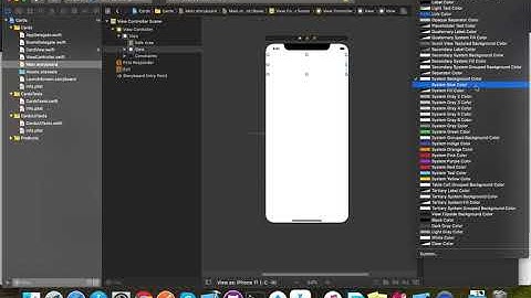 How to Create a Card Layout in Swift 5 Xcode 11
