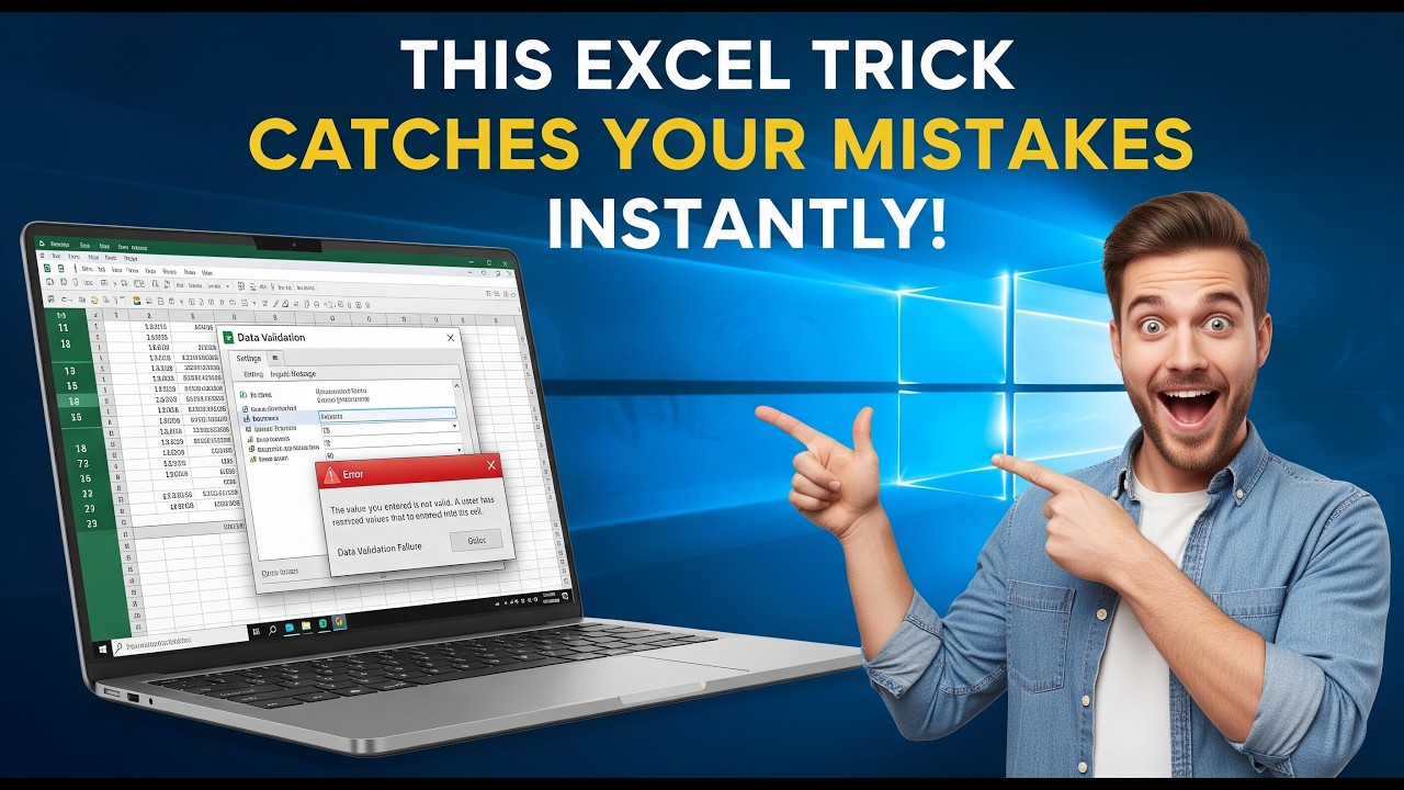 Stop Data Entry Errors in Excel: Use This Data Validation Trick! 