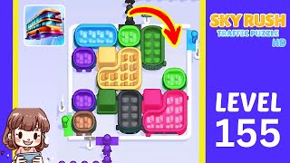 Sky Rush Traffic Puzzle Level 155 Solution Walkthrough