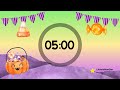 Halloween Candies – 5 Minutes Countdown Timer With Spooky Lofi Halloween Music | Classroom Timer
