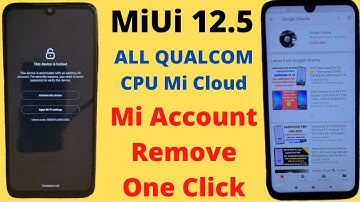 Mi Note 7 Pro Mi Account Remove One Click By Umt ( No Relock ) All Mi Mob. Mi Account Reset QcommCPU