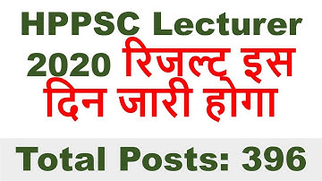 HPPSC Lecturer Result 2020 | Check Exam Result For 396 Lab Lecturer Cut Off Marks & Merit List