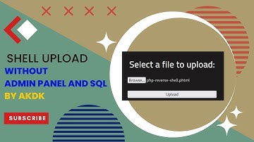 Shell Upload Tutorial Without Admin Panel || Sql