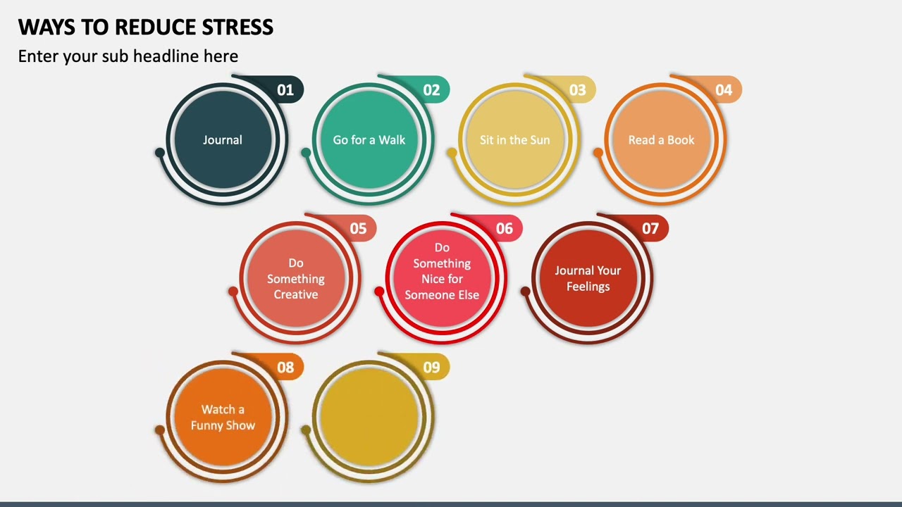 Ways to Reduce Stress Animated PowerPoint Slides