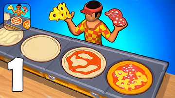 Conveyor Rush: Idle Food Games - Part 1 Pizza Restaurant -  Gameplay Walkthrough(iOS, Android)