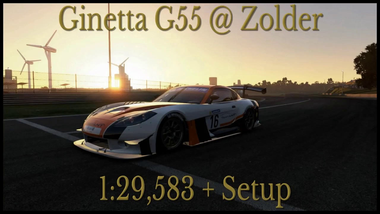 Project Cars Ginetta G55 GT3 @ Zolder 