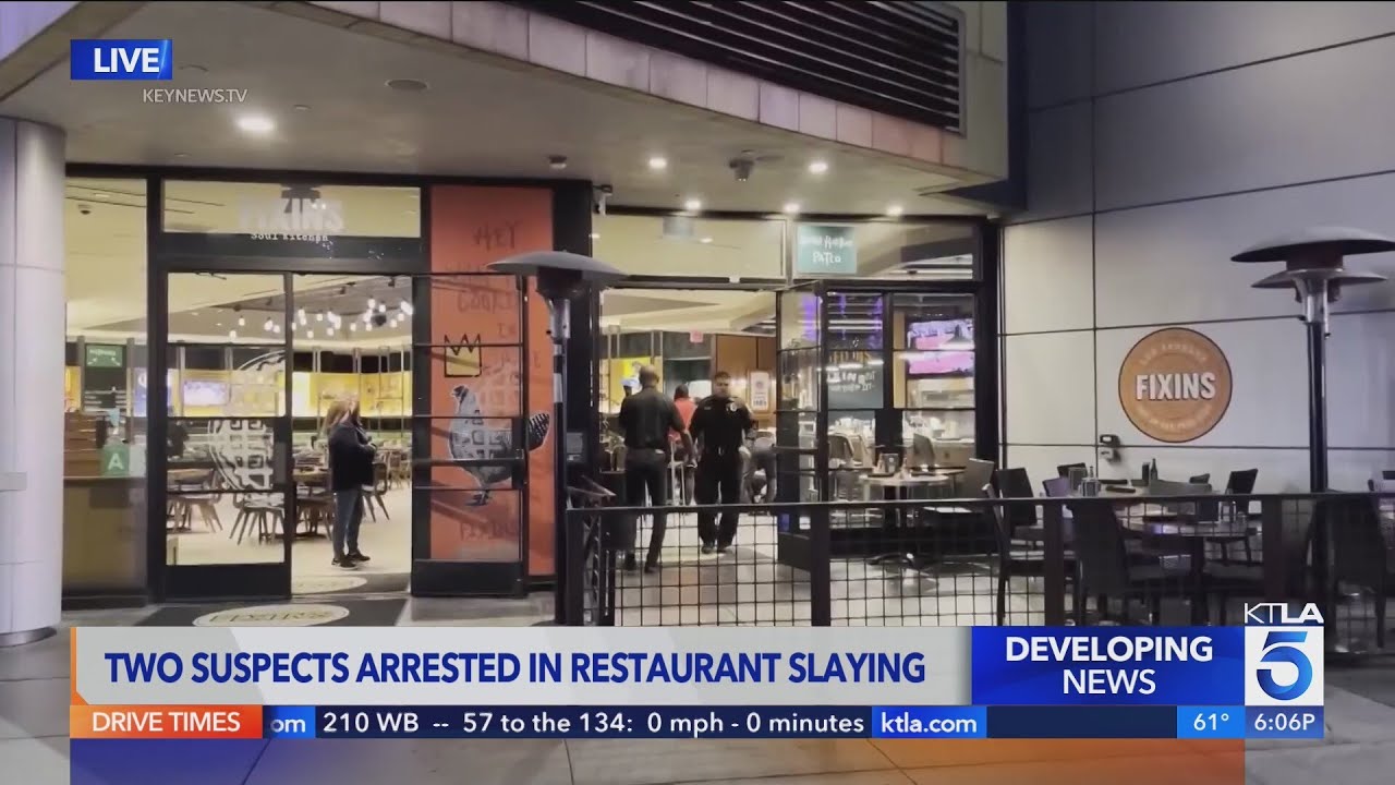 2 suspects arrested in targeted, fatal shooting at L.A. Live restaurant ...