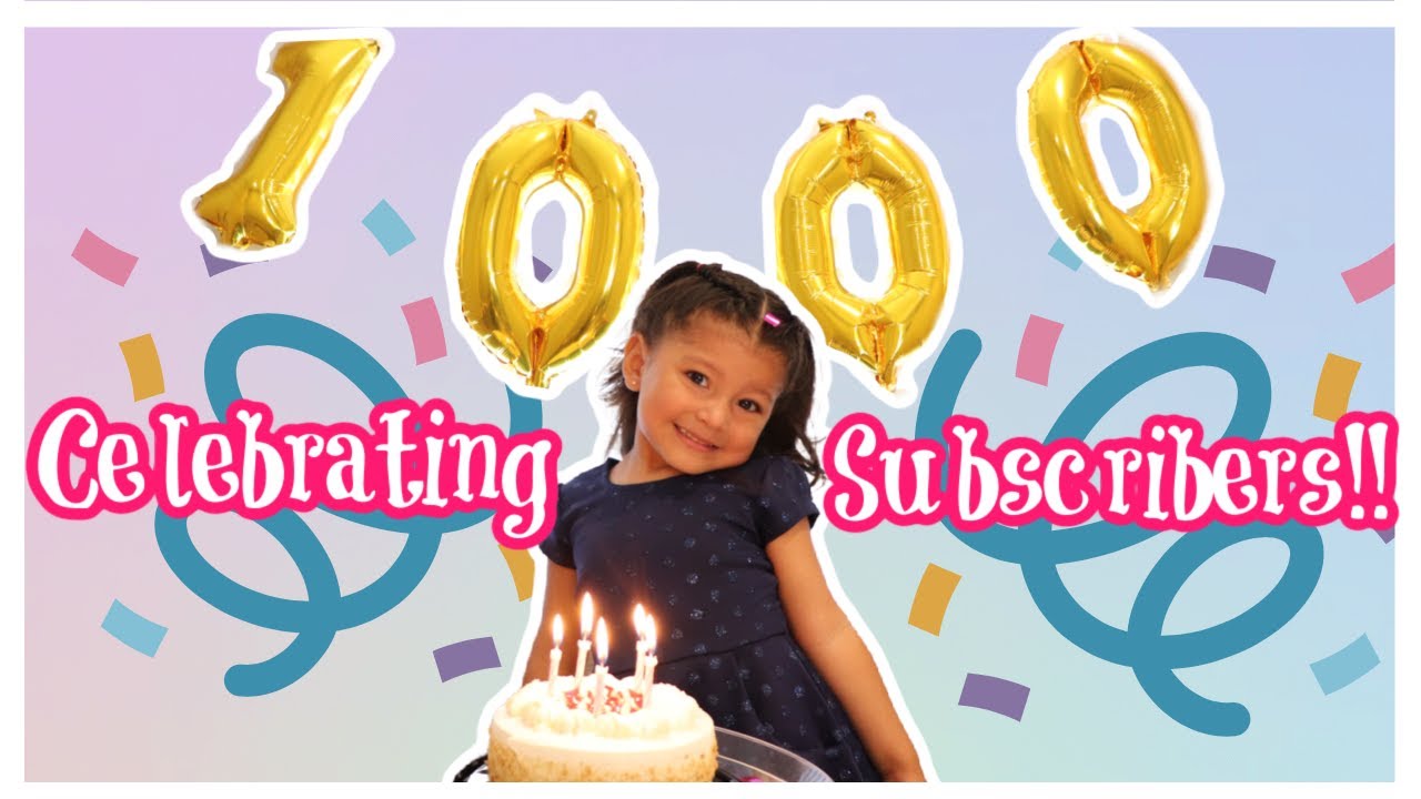 Celebrating 1,000 Subscribers!!!!