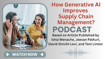 How Generative AI is Transforming Supply Chain Management | LLMs in Action