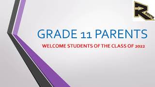 Grade 11 into 12   Course Selection Presentation Parent   2021 1